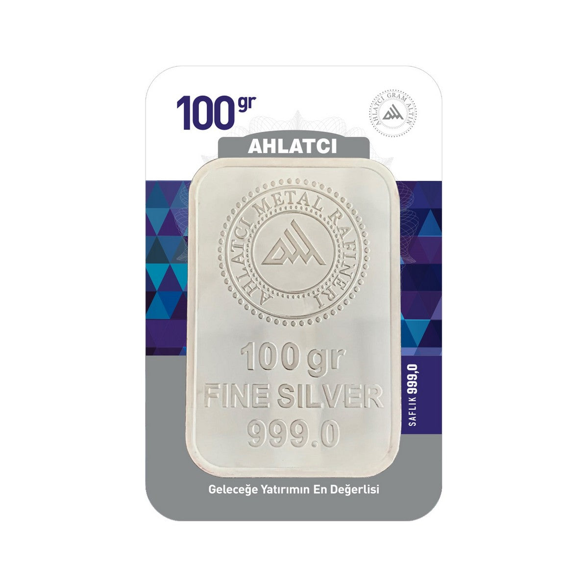 Ahlatçı 100 Gram Gümüş Külçe