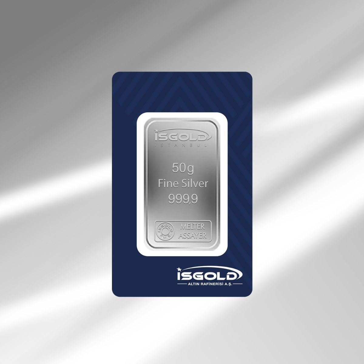 İS GOLD 50 Gram Gümüş Külçe